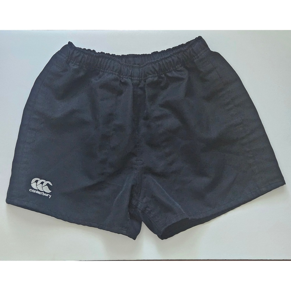 Canterbury Advantage Shorts 4" Rugby Grip Waist Stretch Gusset Black Men's L